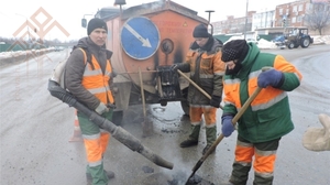 "Дорэкс" общество ӗҫченӗсем хулари ҫулсене юсаҫҫӗ